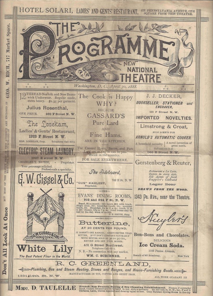 The front of a National Theatre program for Richard III.